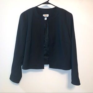Talbots Black Wool Cardigan Size 14